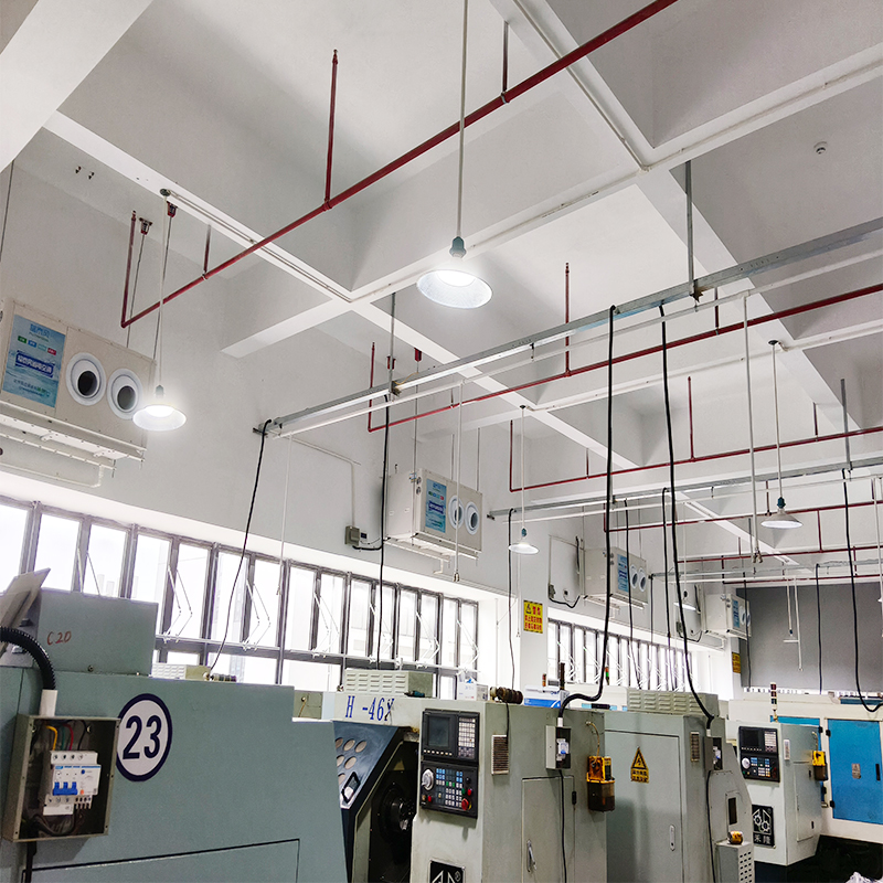 CNC車(chē)間降溫福泰風(fēng)掛式射流款工業(yè)省電空調(diào)